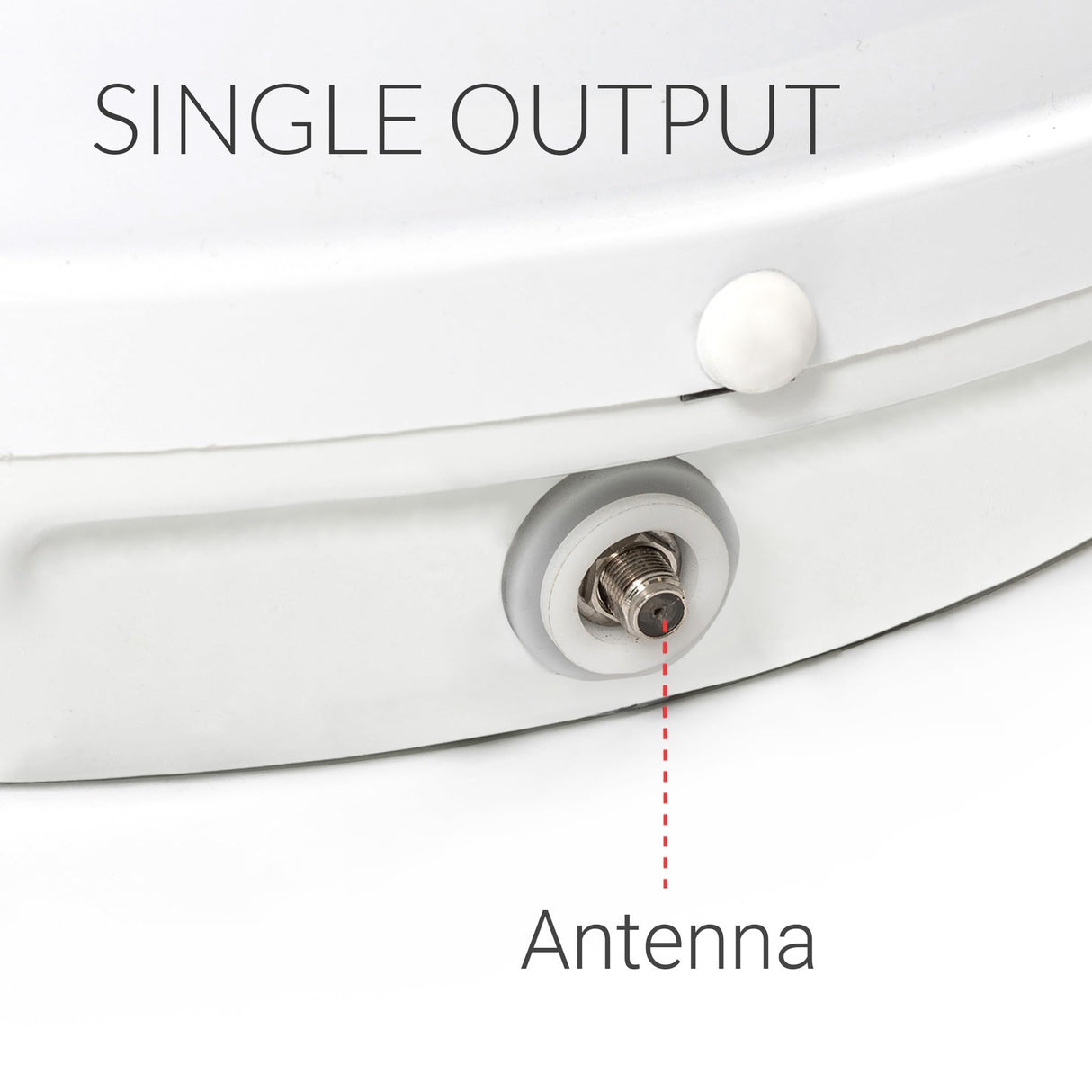 Xoro MBA 26 EW-1510 satélite de Antena, 39 cm, Color Blanco