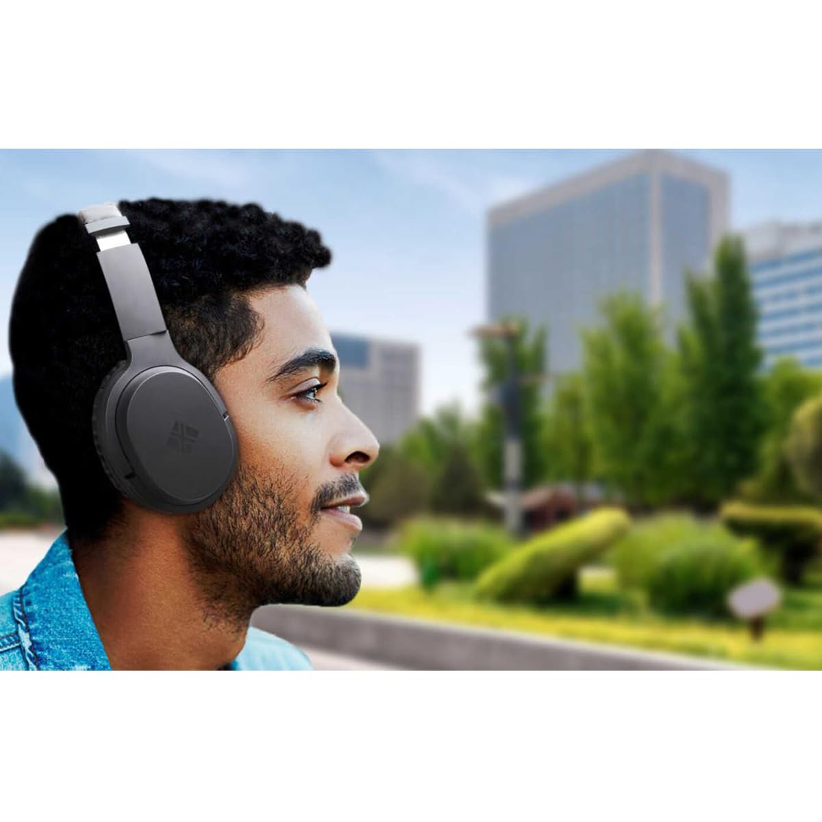 Next X4 - Auriculares inalámbricos BT con Reproductor de Tarjeta SD Incorporado y función de Radio FM