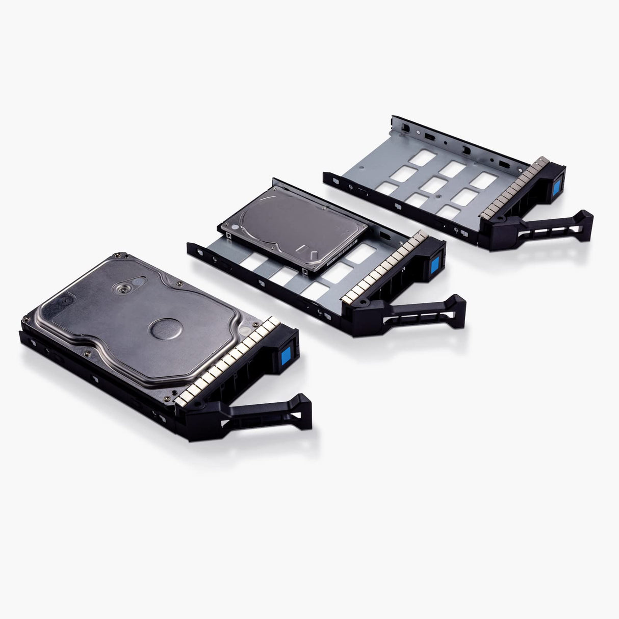 Fantec SRC-4240X07 - Recinto de Almacenamiento de 19" Rack para 24 Discos Duros de 3,5" SAS/SATA, Indicadores LED, Ventilador, Color Plata
