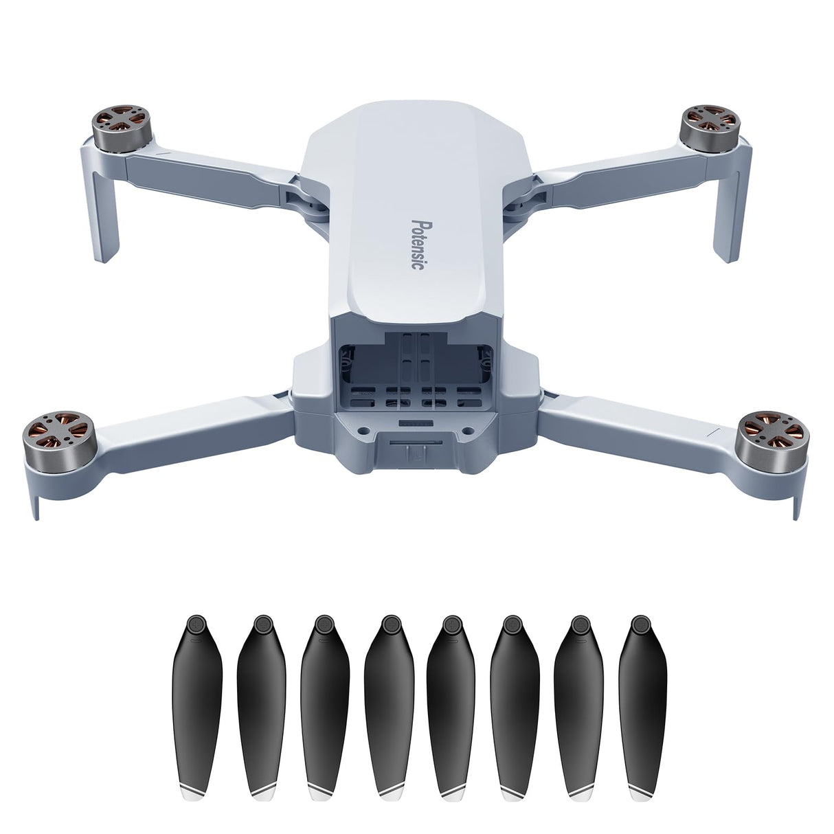Potensic Reemplazo del Dron ATOM con Cámara Contiene un Conjunto de Hélices, Sin Batería/Control Remoto, Solo para Reparación y Reemplazo, No Puede Volar Solamente