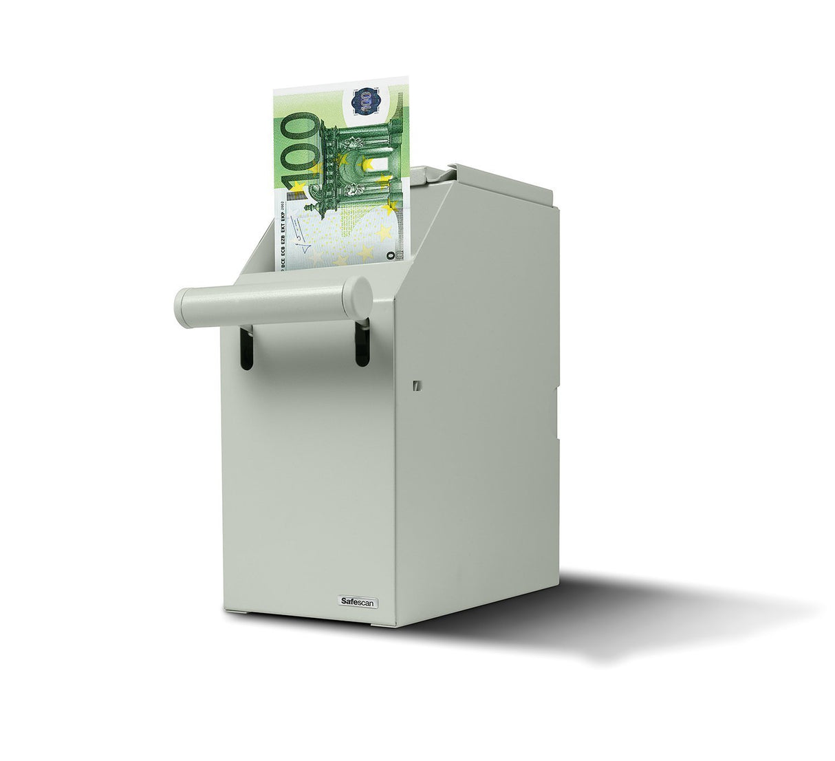 Safescan 4100 Caja para dinero blanca que permite almacenar billetes de forma segura - Almacena hasta 300 billetes - Se coloca debajo de un mostrador - Se puede instalar cerca del cajón portamonedas