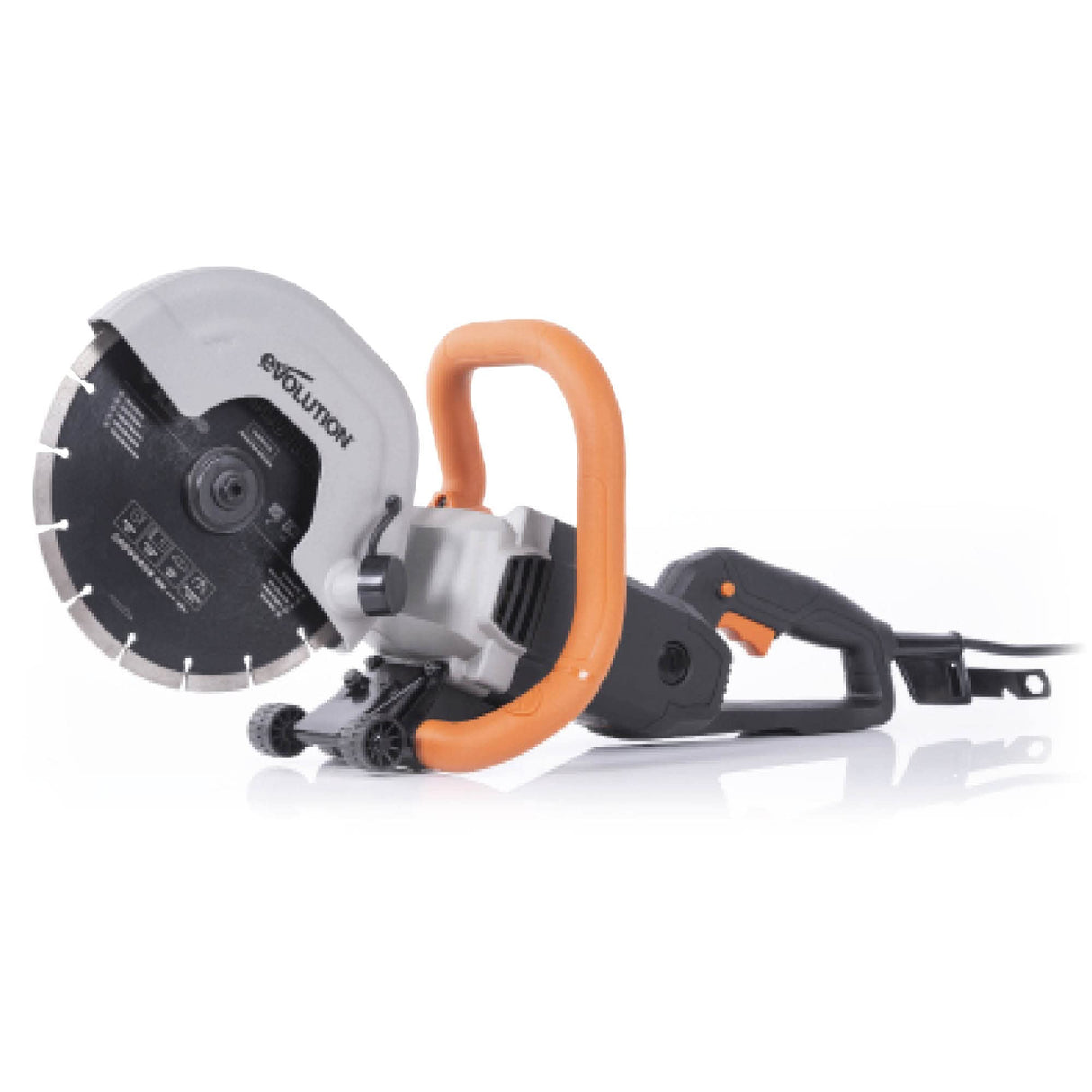 Evolution Sierra para hormigón de 230 mm R230DCT de Evolution: motor de 2000 W, sin gasolina, corte de 90 mm, incl. hoja de diamante para mampostería