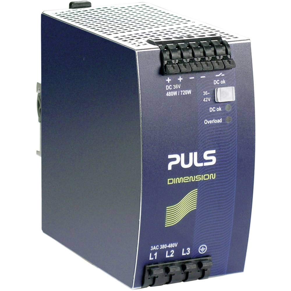 PULS Dimension QT20.361 - Fuente de alimentación para Carril DIN (36 V CC, 13,3 A, 480 W)