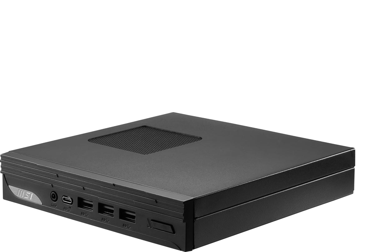 MSI Pro DP10 13M-054EU - Mini PC (Intel i3-1315U, Intel Iris Xe Graphics, 8GB, 256 SSD, Windows 11 Pro, 1.1 litros, Wi-Fi 6) Negro