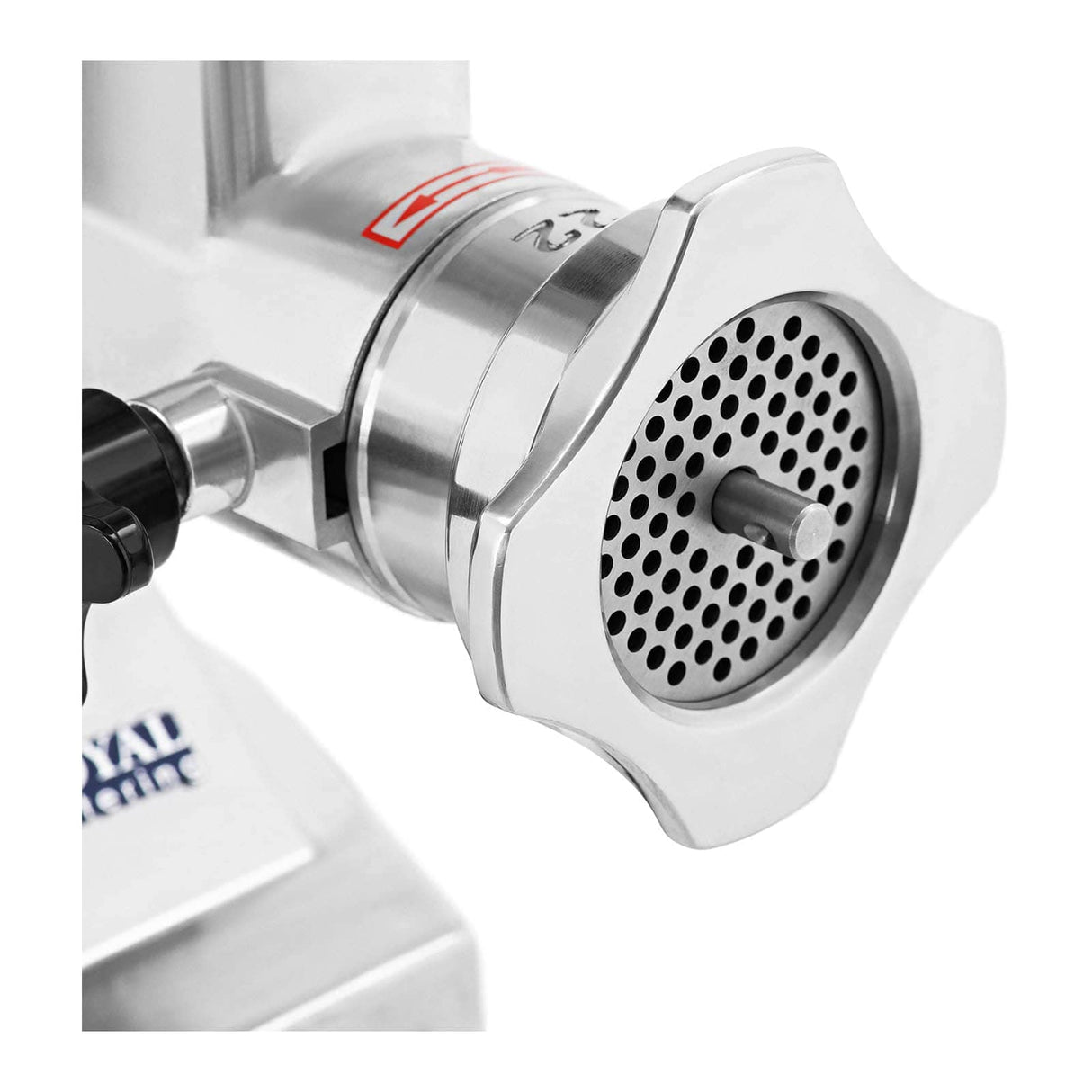 Royal Catering Picadora de carne Électrica Profesional RCFW 220PRO (220 kg/h, 1000 W, 230 V, 1 Cuchilla, 2 Discos perforados)