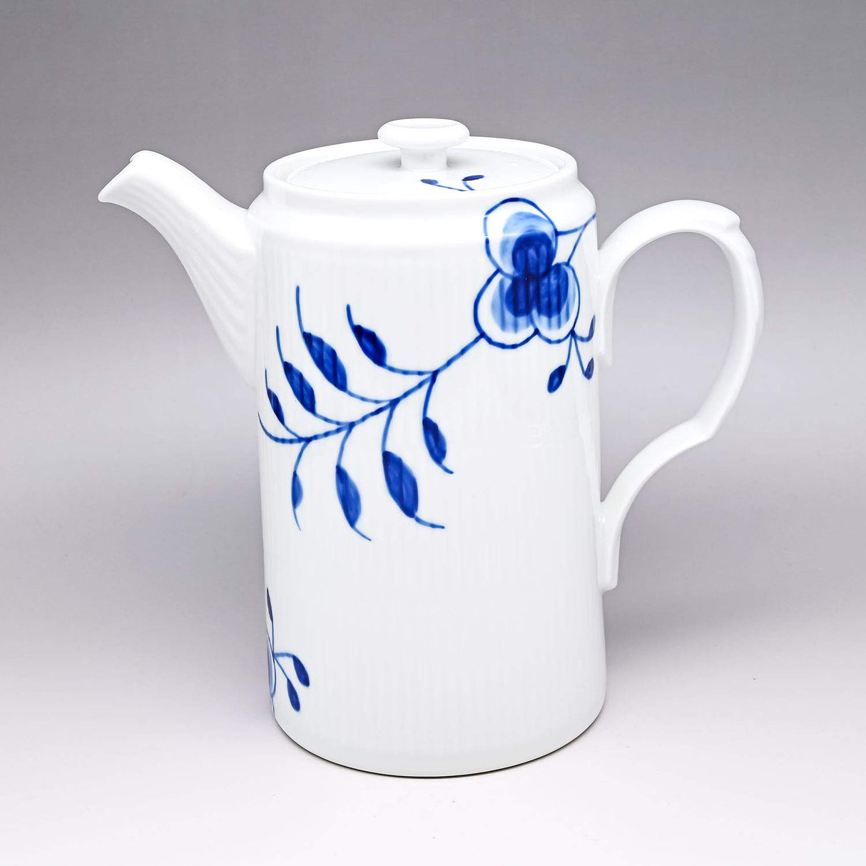 Royal Copenhagen - Jarra de café con tapa (1 L), color azul