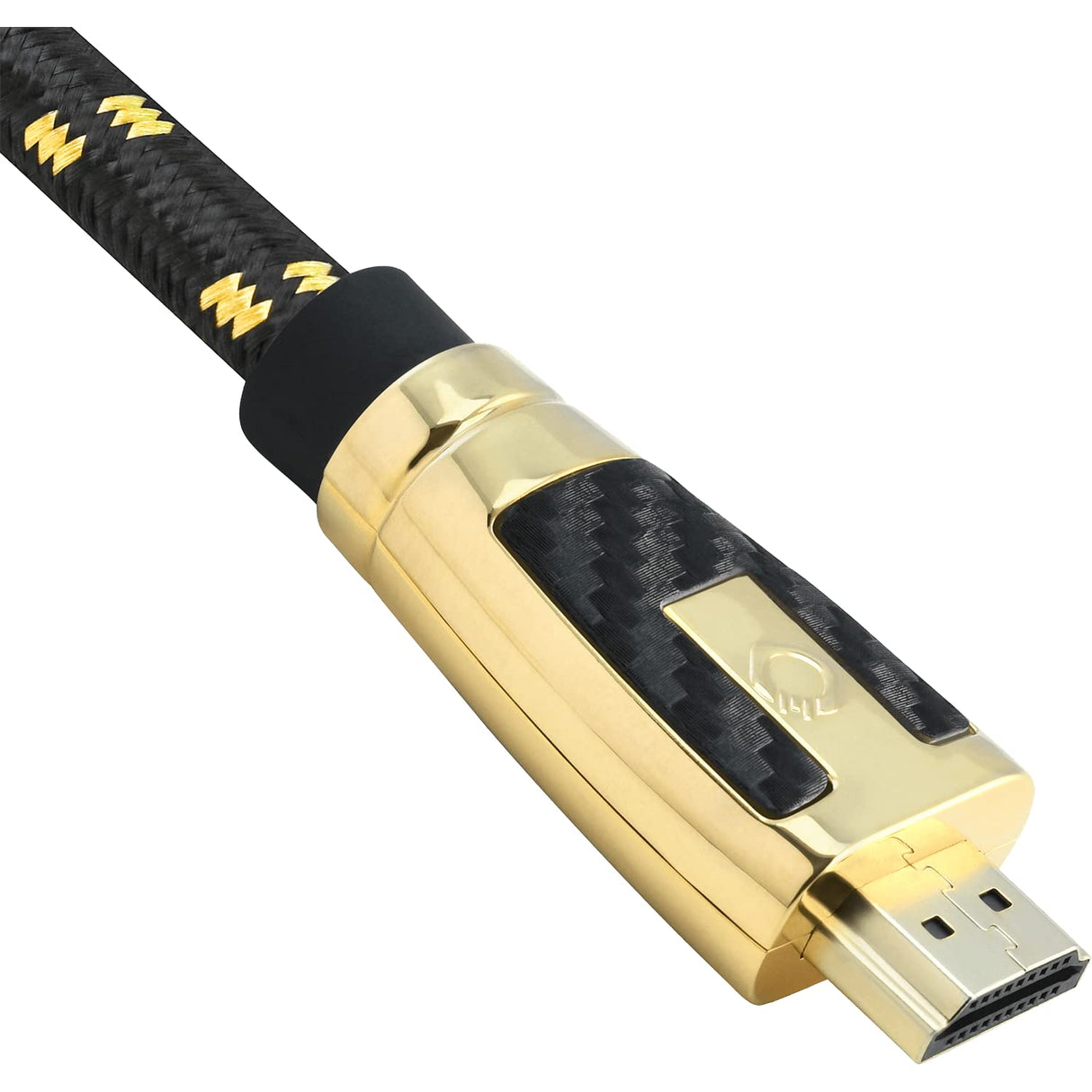 OEHLBACH Carb Connect Ultra High Speed HDMI 2.1 Cable - 48 Gbps, 8K/60Hz, 4K/120Hz, cobre monocristalino HPOCC®, contactos chapados en oro de 24 quilates, blindaje de 4 vías, conector de metal,