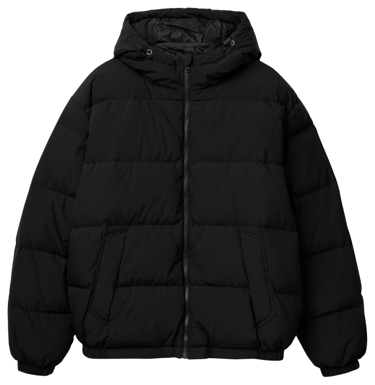 United Colors of Benetton Chaqueta 2jf8un05e Corta, Negro, S Hombres