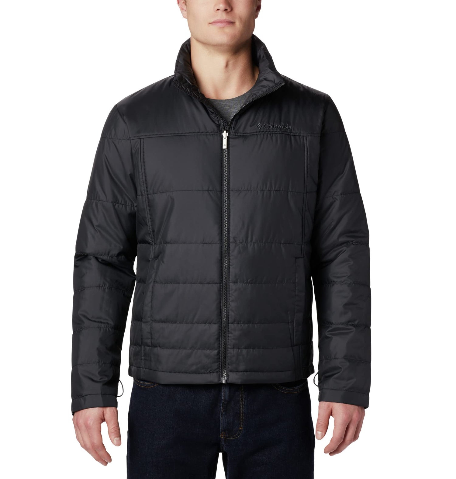 Columbia Hombre Chaqueta De Invierno 3 En 1, Black, L