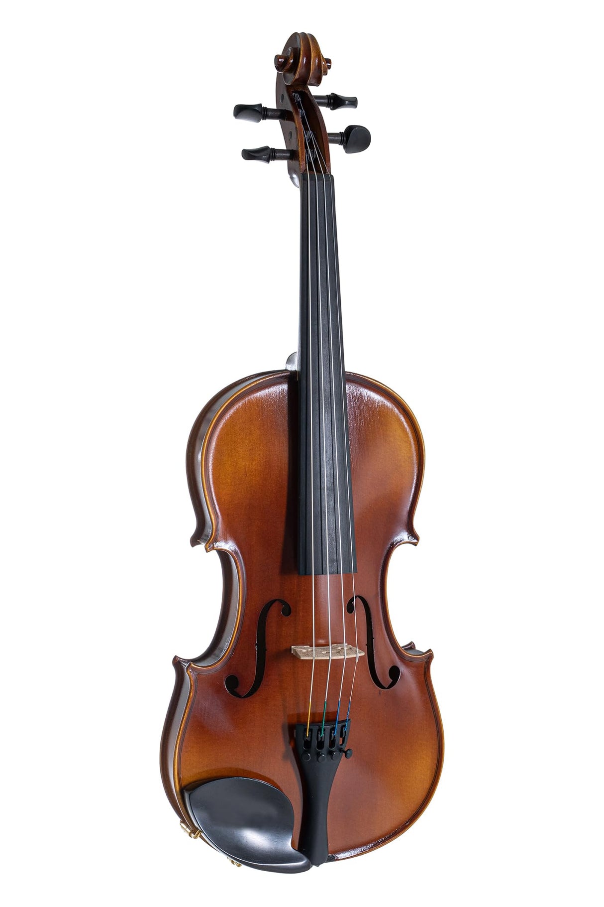 GEWA Violín serie Allegro VL 1-4/4 listo para usar, incluye estuche para violín, arce europeo macizo y abeto, pintado a mano, arco de carbono, cuerdas Larsen Aurora