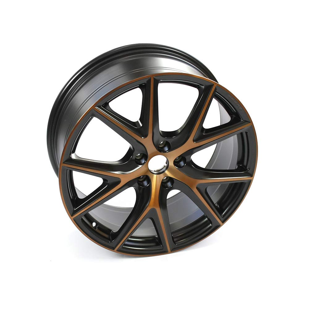 Seat 575601025ANXEB - Llanta de Aluminio para Tuning (19 Pulgadas, Llantas de aleación Ligera), Color Negro y Cobre