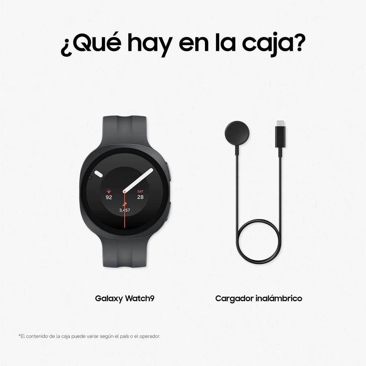 Samsung Galaxy Watch9, 40mm, Bluetooth, Gris Oscuro (Versión Española)