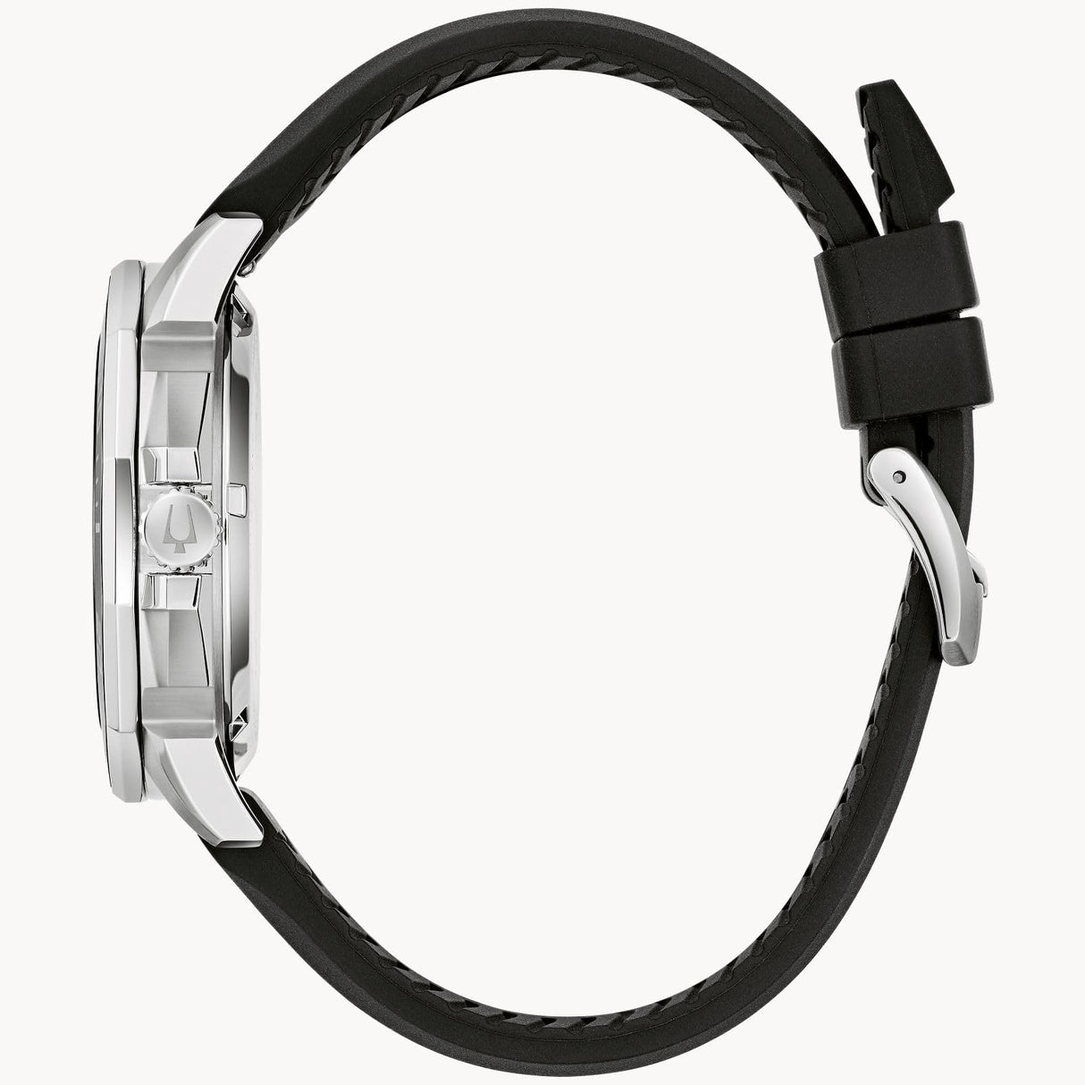 Bulova Reloj Analógico para para Hombre de Cuarzo con Correa en Silicona 96B431