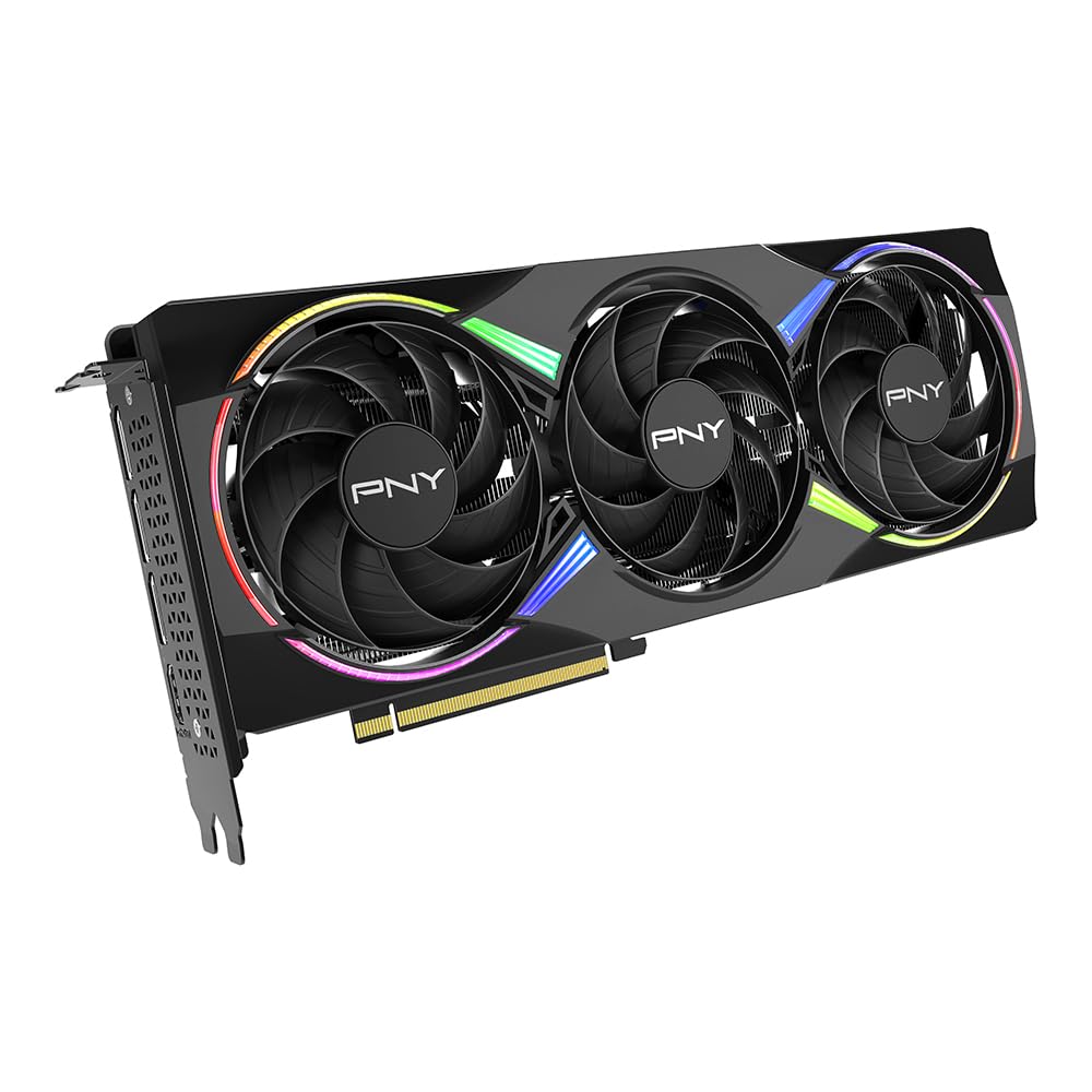 PNY GEFORCE RTX 5060 Ti 16GB ARGB Overclockeado Triple Ventilador DLSS 4