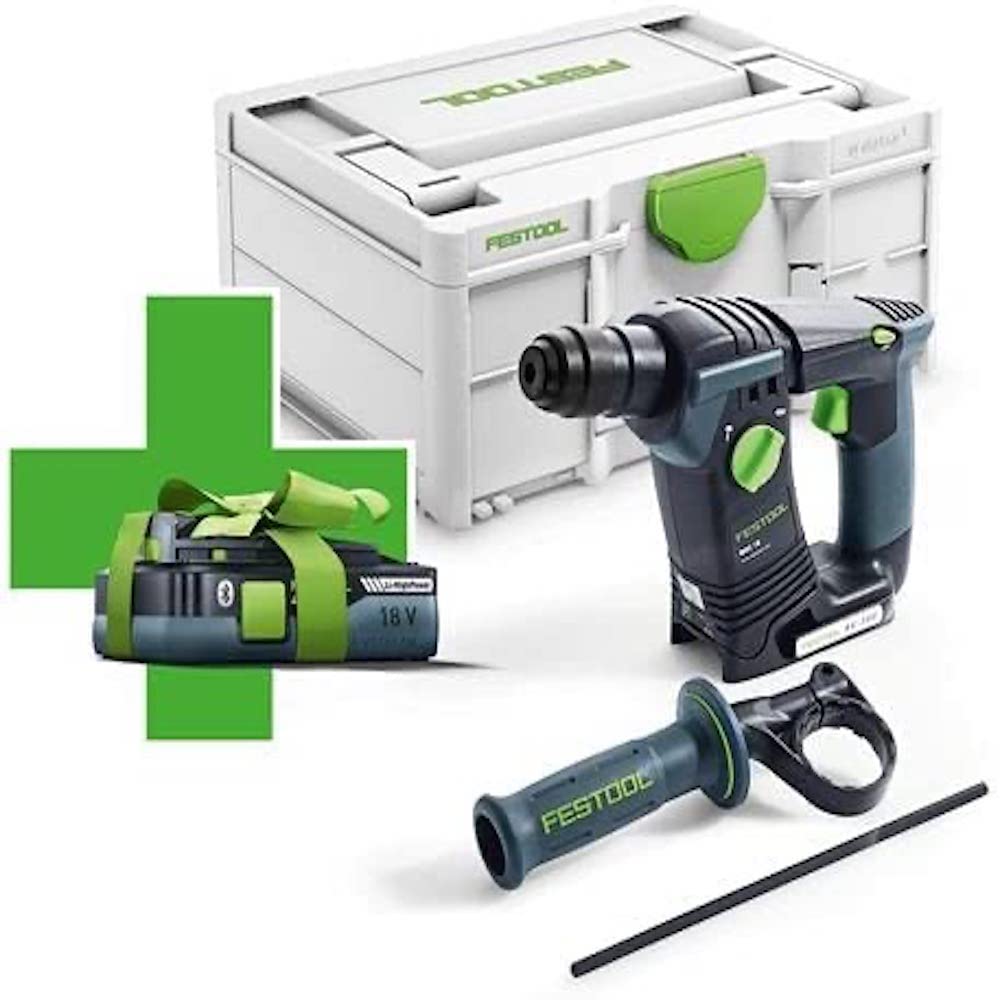 Festool Martillo perforador a batería BHC 18-Basic-4,0