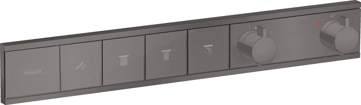 hansgrohe 15382340 Termostato, Cromo Negro Cepillado