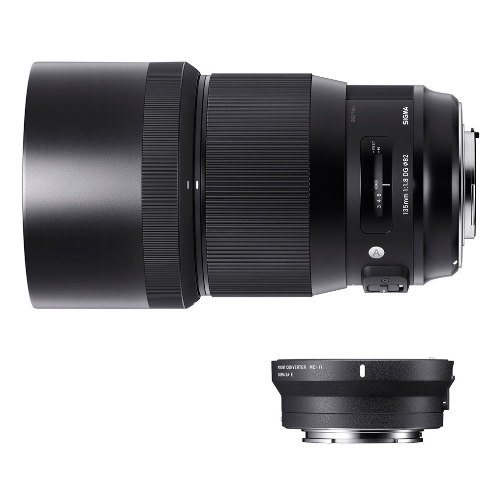 Sigma 240954_89E965 - Kit 135 F/1.8 Art EOS + MC-11, Color Negro