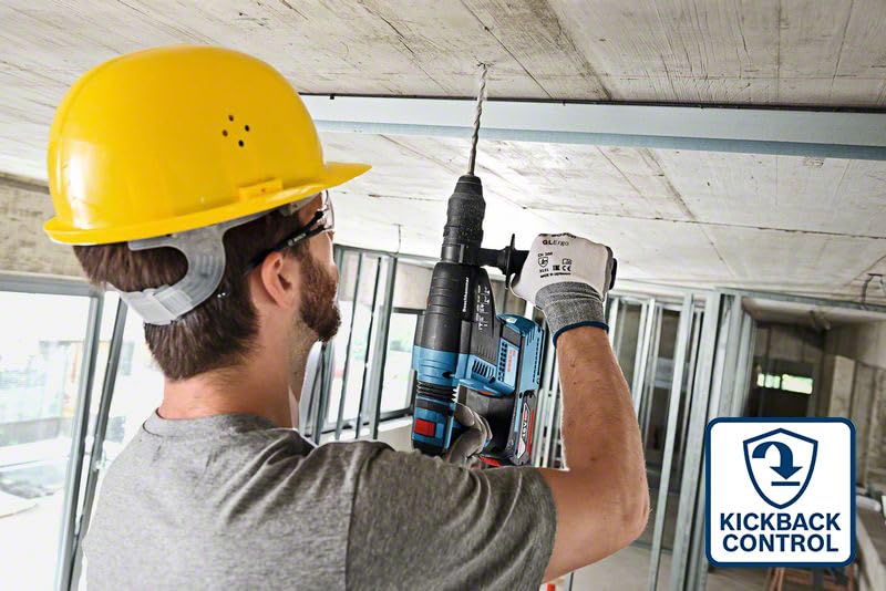 Bosch Professional 18V System GBH 18V-26 F - Martillo perforador a batería (Brushless, 2,6 J, Ø máx. 26 mm, SDS plus + cilíndrico, sin batería, en L-BOXX)