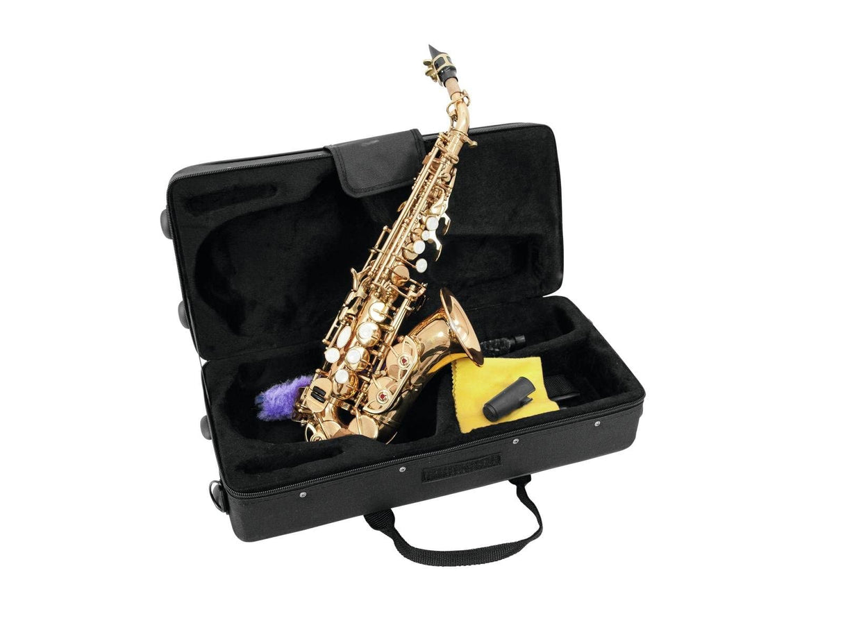 Dimavery SP-20 BB Saxofón Soprano Saxofón, color dorado