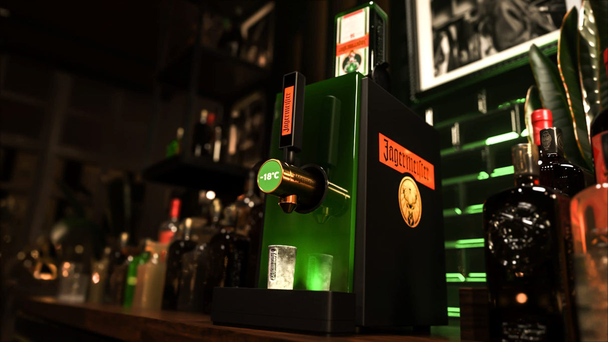 Jägermeister Zapfanlage Máquina de Grifo, Plástico, Negro