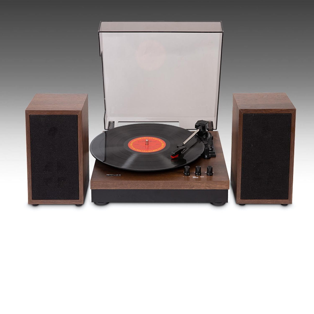 MUSE MT-108 BT Giradiscos Estereo Madera Altavoces