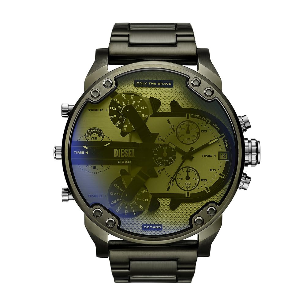 Diesel Reloj Analógico para Hombres de Cuarzo con Correa en Acero Inoxidable DZ7485