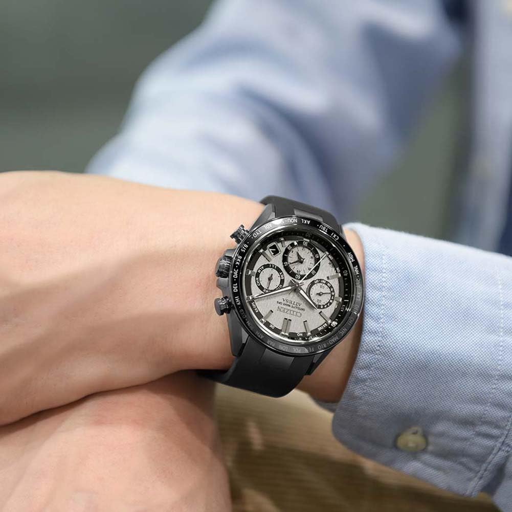 Citizen Reloj Cronógrafo para para Hombre de Eco-Drive con Correa en Caucho CC4055-14H