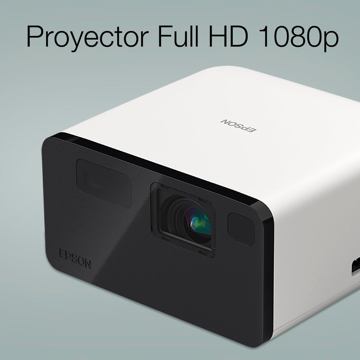 Epson EF-21W Mini Smart Laser Projector | Proyector Portátil Full HD, 1920 x 1080p, Altavoz Bluetooth de 5W, Proyección a Pared, Suelo o Techo, 1000 Lúmenes, Google TV | 150", Blanco