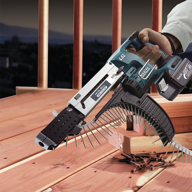 Makita DFR550Z Atornillador autoalimentado Batería 1/4" 18V Solo cuerpo LXT