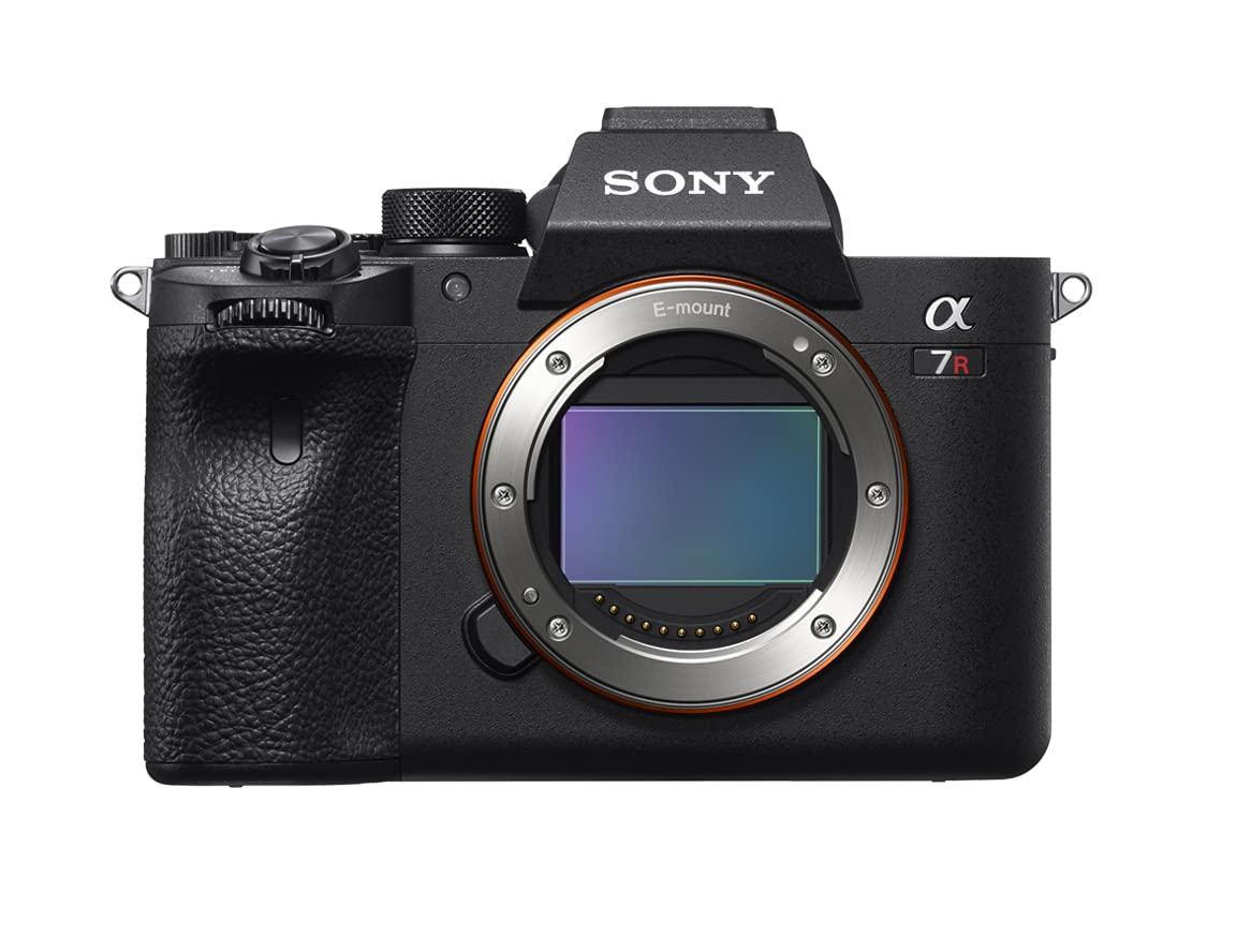 Cámara Sony Alpha 7R IV (Full Frame) 61MP, vídeo 4K, ráfaga de 10 fps, Eye-AF, WiFi, Solo Cuerpo: Ideal para fotografía de paisajes, Retratos y Estudio en Alta resolución. Color Negro