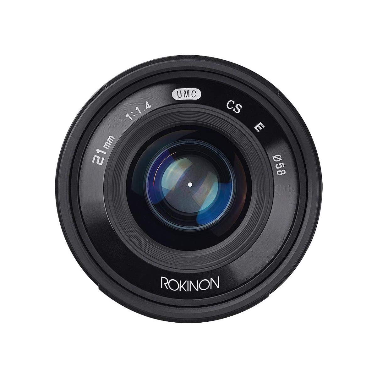 Rokinon RK21M-FX 21 mm F1.4 ED AS UMC Alta Velocidad Gran Angular Lente para Fuji (Negro)