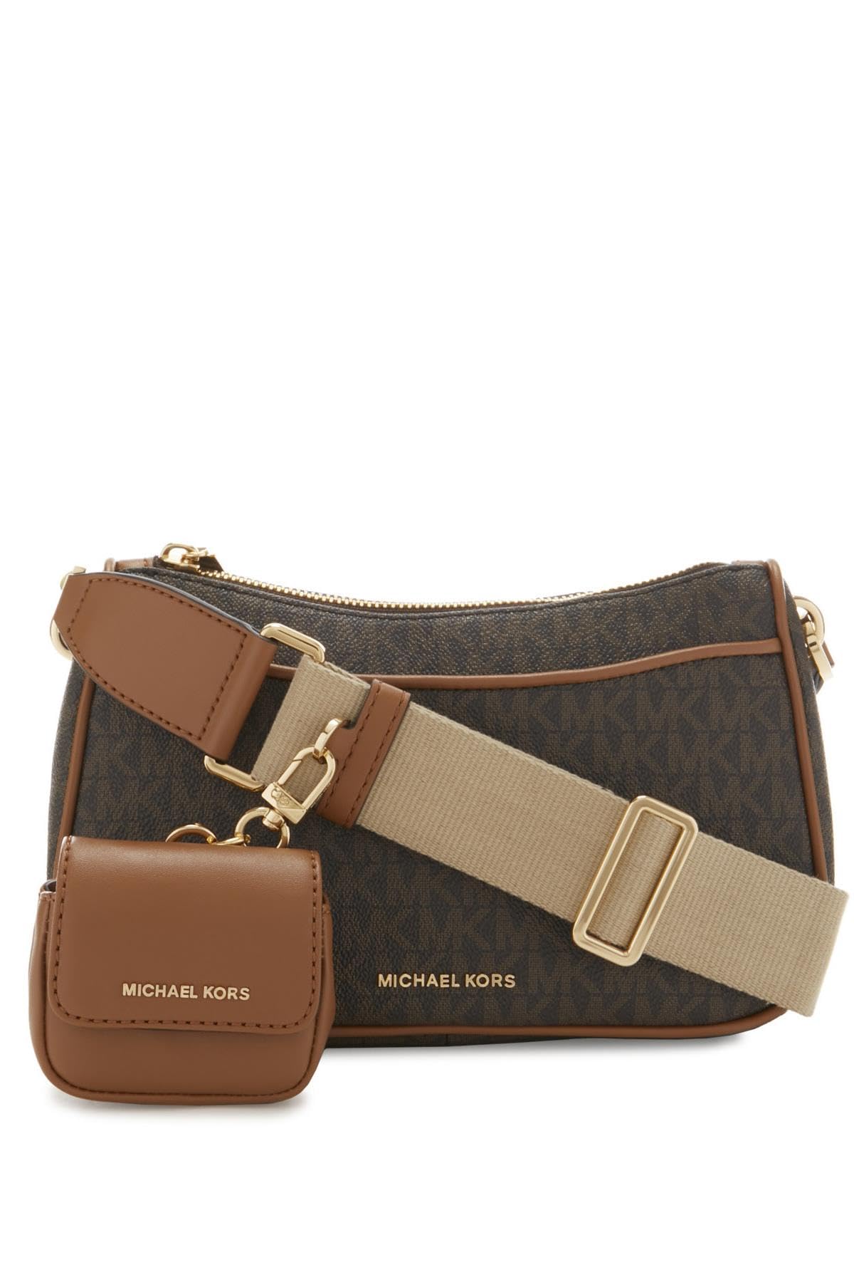 Michael Kors MD TZ PCH XBODY W/Strap, Hand Bag Women