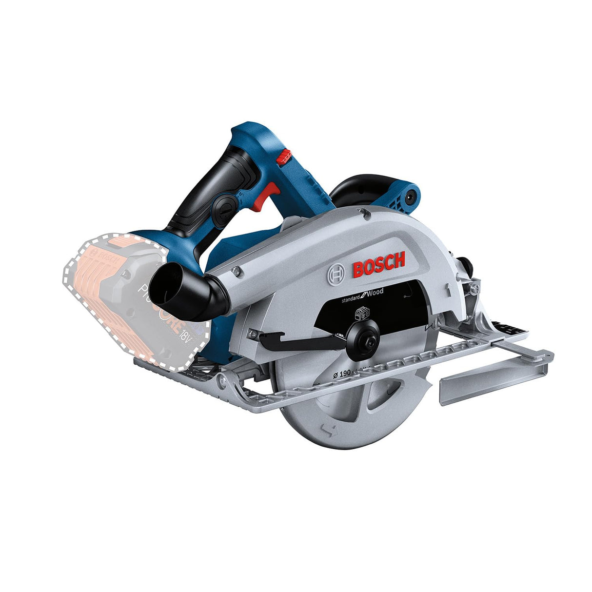 Bosch Professional 18V System sierra circular a batería GKS 18V-68 (incl. 1x Guía Paralela)