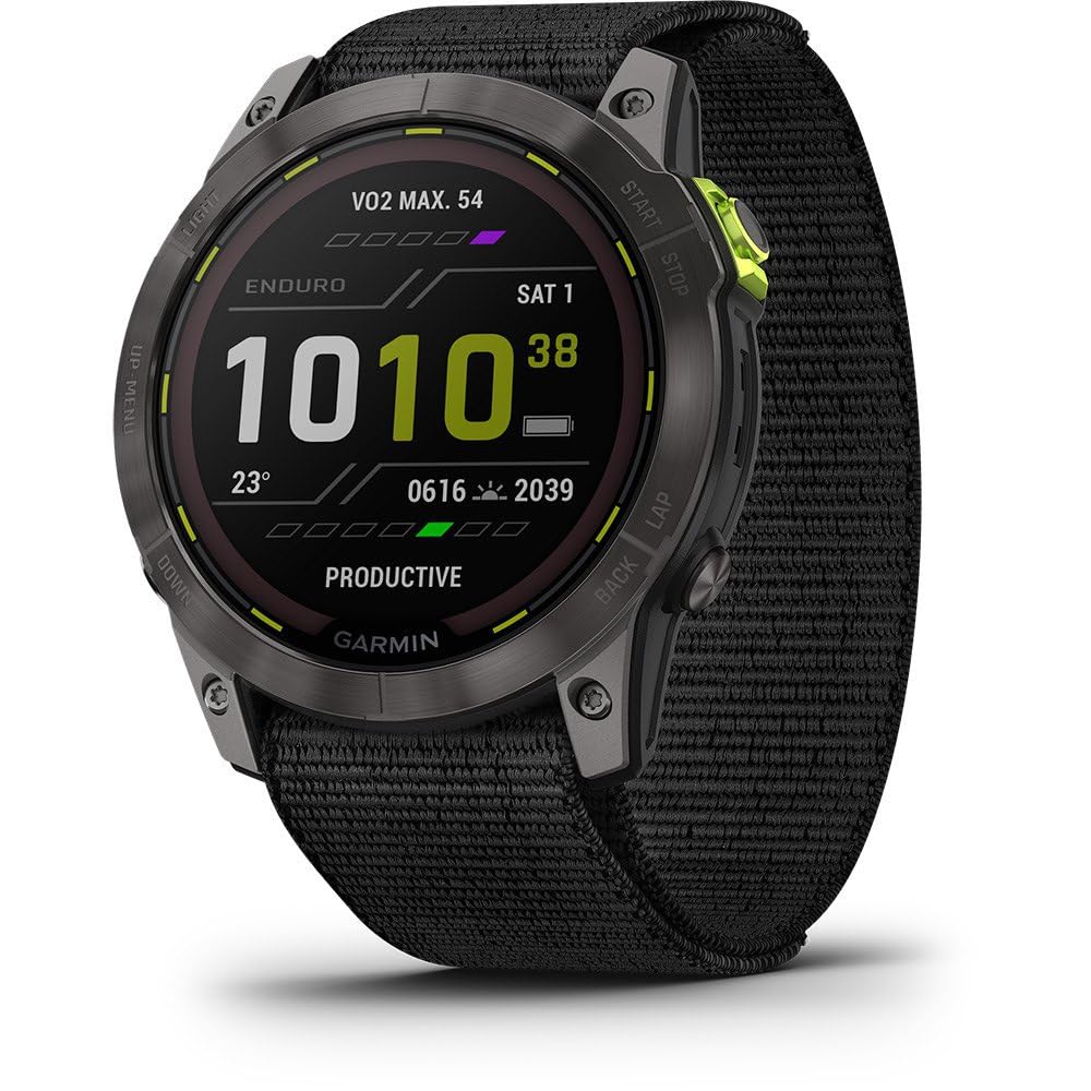 Garmin GPS-Uhr Enduro 2 Titane gris