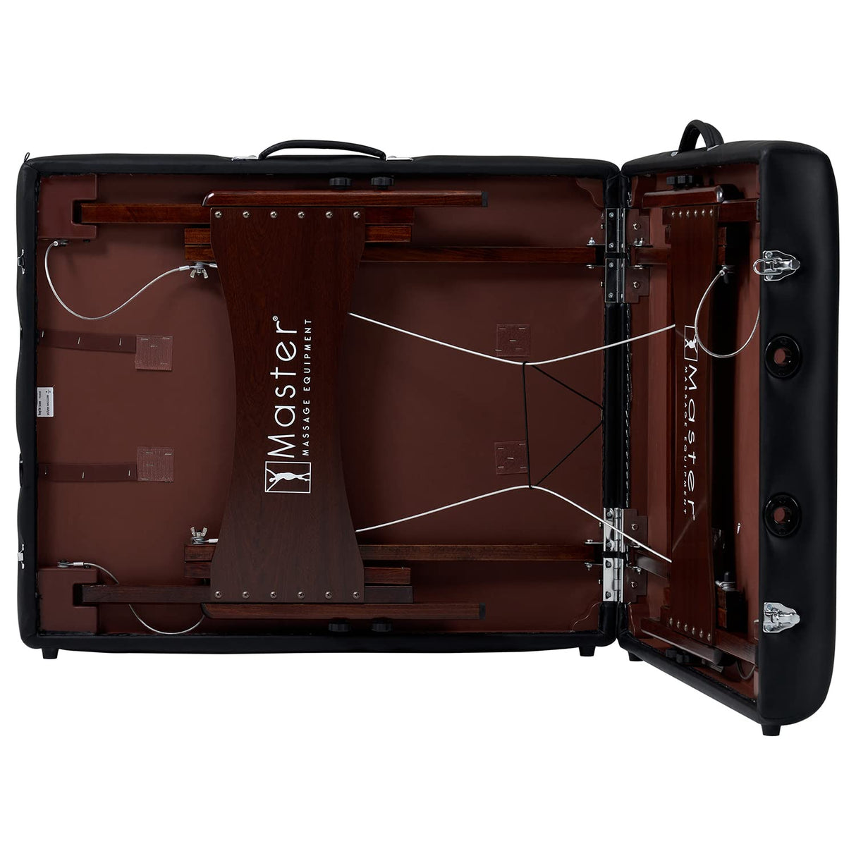 Master Massage Newport - Camilla de Masaje Plegable (71 cm), Color Negro