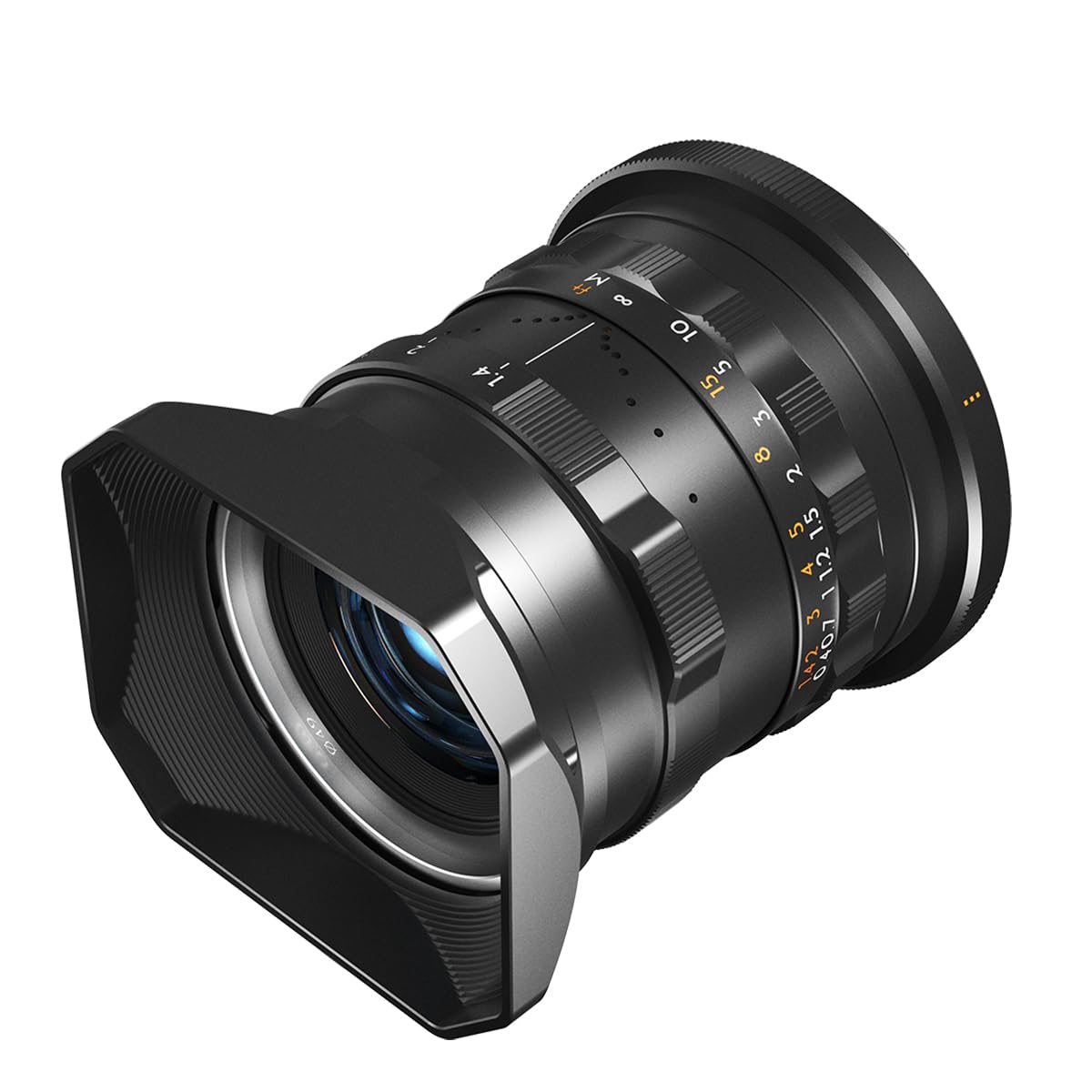 Thypoch Lente de fotografía de fotograma Completo Simera de 28 mm f1.4 para Montura Canon RF, Color Plateado (Negro)