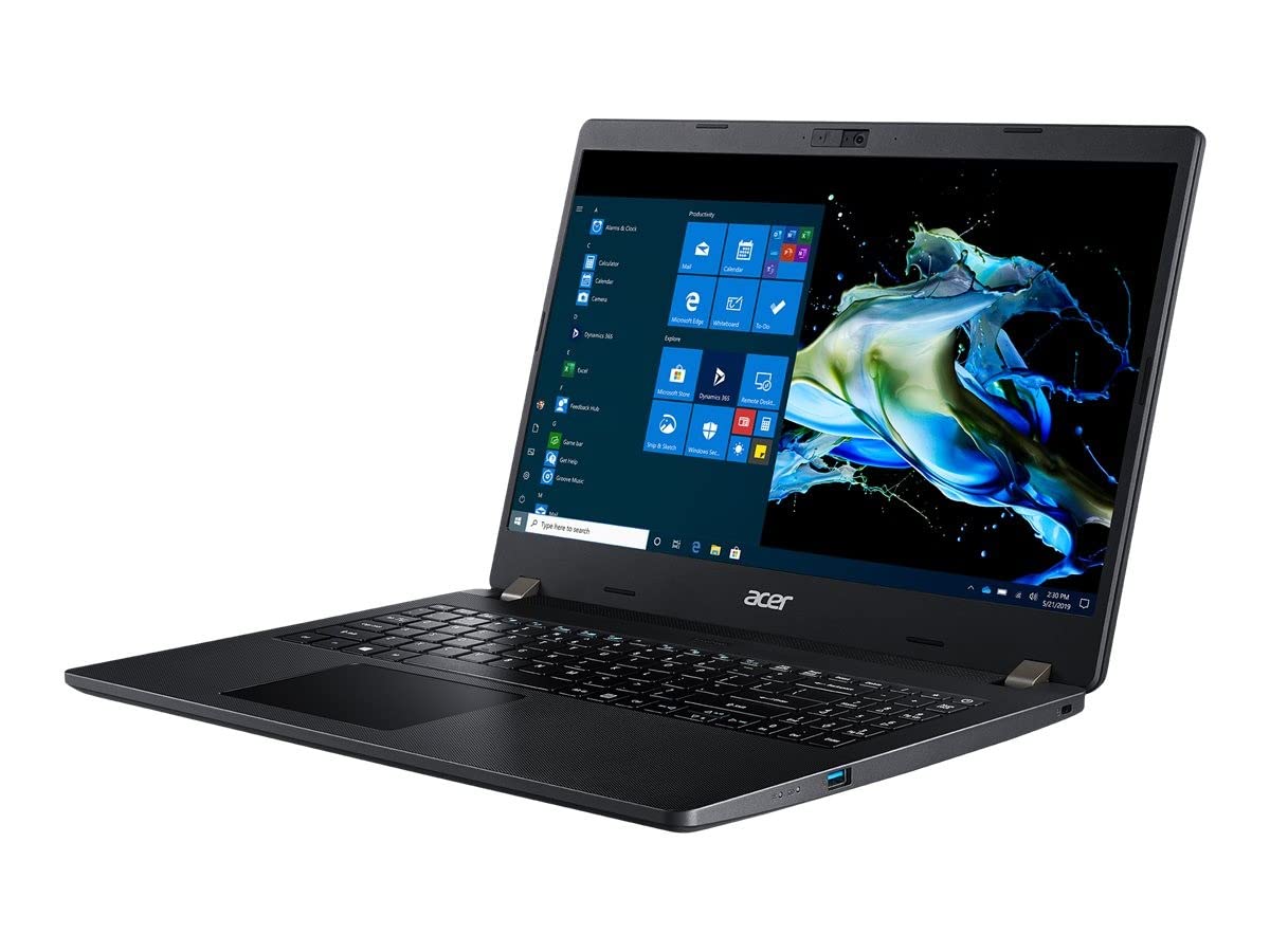 Acer TravelMate P2 TMP215-52-34MS - Ordenador Portátil Commercial 15.6" HD (Intel Core i3-10110U, 4GB RAM, 256GB SSD, Intel UHD Graphics, Windows 10 Pro) Negro - Teclado QWERTY Español