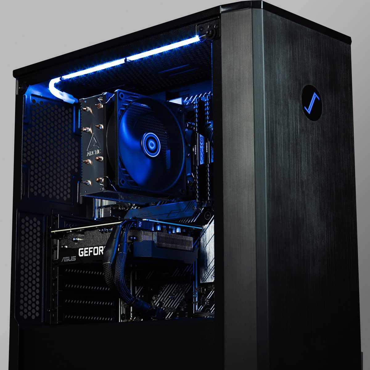 JOULE PERFORMANCE Force Gaming PC Nuke RTX3060 II5 - Ordenador con SSD de 500 GB, GeForce RTX 3060 12 GB, Arctic Cooling Freezer 34, Tarjeta gráfica Negra 3060
