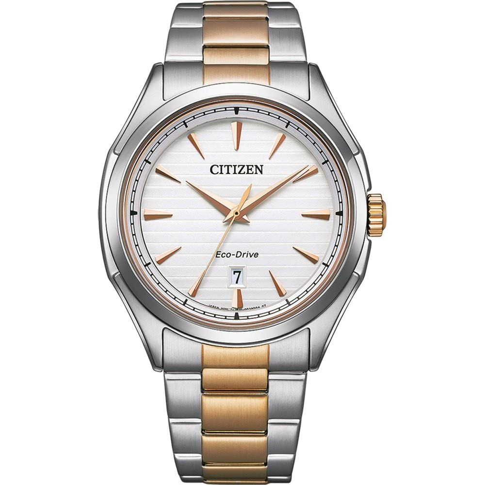 Citizen Reloj Analógico para Hombres de Cuarzo japonés con Correa en Acero Inoxidable AW1756-89A