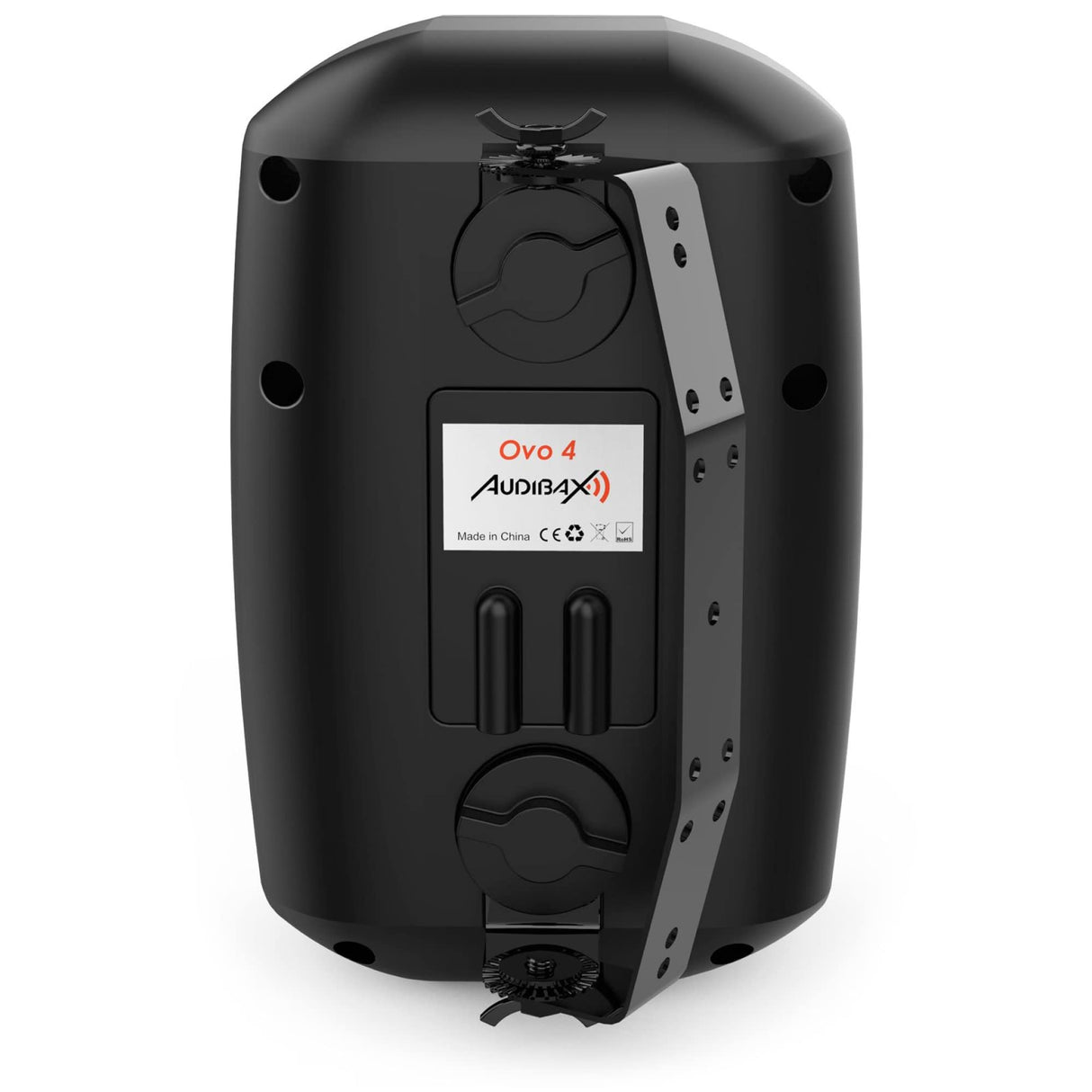 Audibax Ovo 4 Black Pareja de Altavoces Pasivos Pared 4 Pulgadas 100v / 8 Ohm IP65