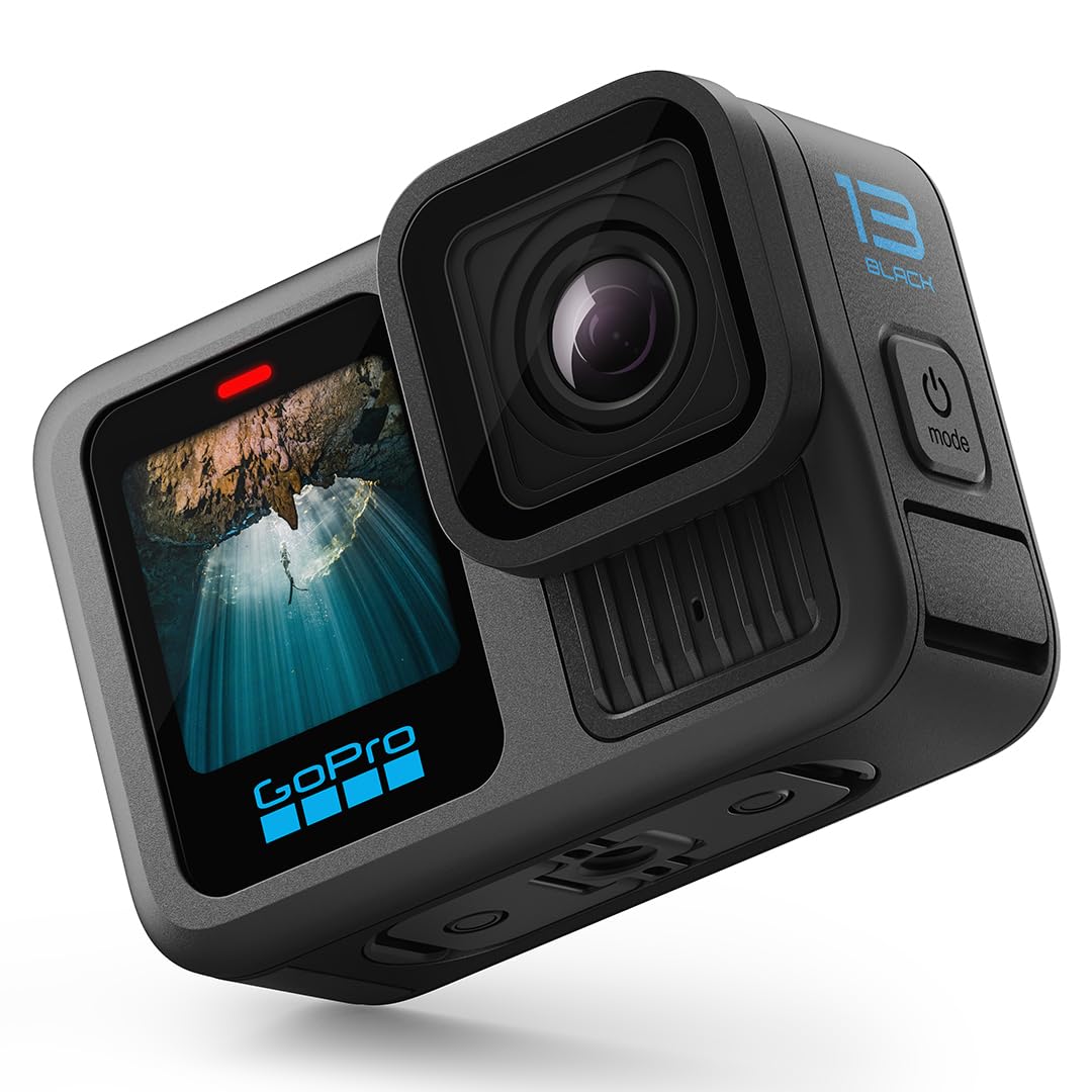 GoPro Paquete de Accesorios HERO13 Black: Incluye el Controlador (empuñadura Flotante), 2 baterías Enduro, 2 Soportes Adhesivos curvos, Tarjeta microSD SanDisk de 64 GB, Estuche de Transporte y más
