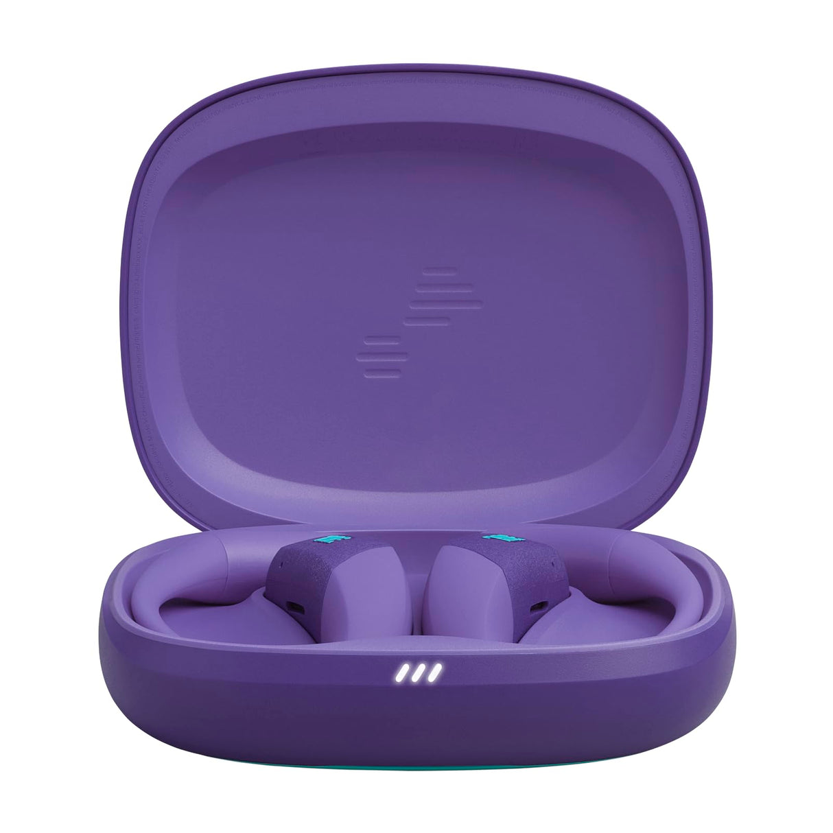 JBL Endurance Zone Auriculares Deportivos inalámbricos Abiertos True Wireless, diseño ergonómico de Gancho, OpenSound, 32 h de autonomía, Resistencia IP68, Google Finder, Violeta