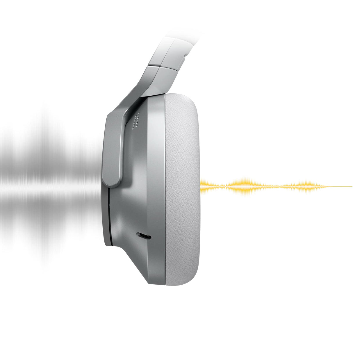 Technics EAH-A800E-S Auriculares Inalámbricos Bluetooth Over Ear, con Cancelación de Ruido y Micrófono, Hasta 50 Horas de Reproducción, Plata
