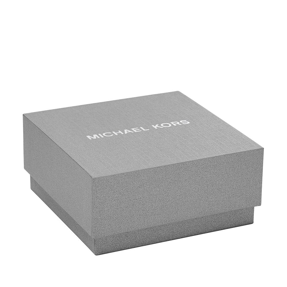 Michael Kors - Collar con colgante de plata de ley en tono dorado Premium Kors MK para mujer, MKC1726CZ710