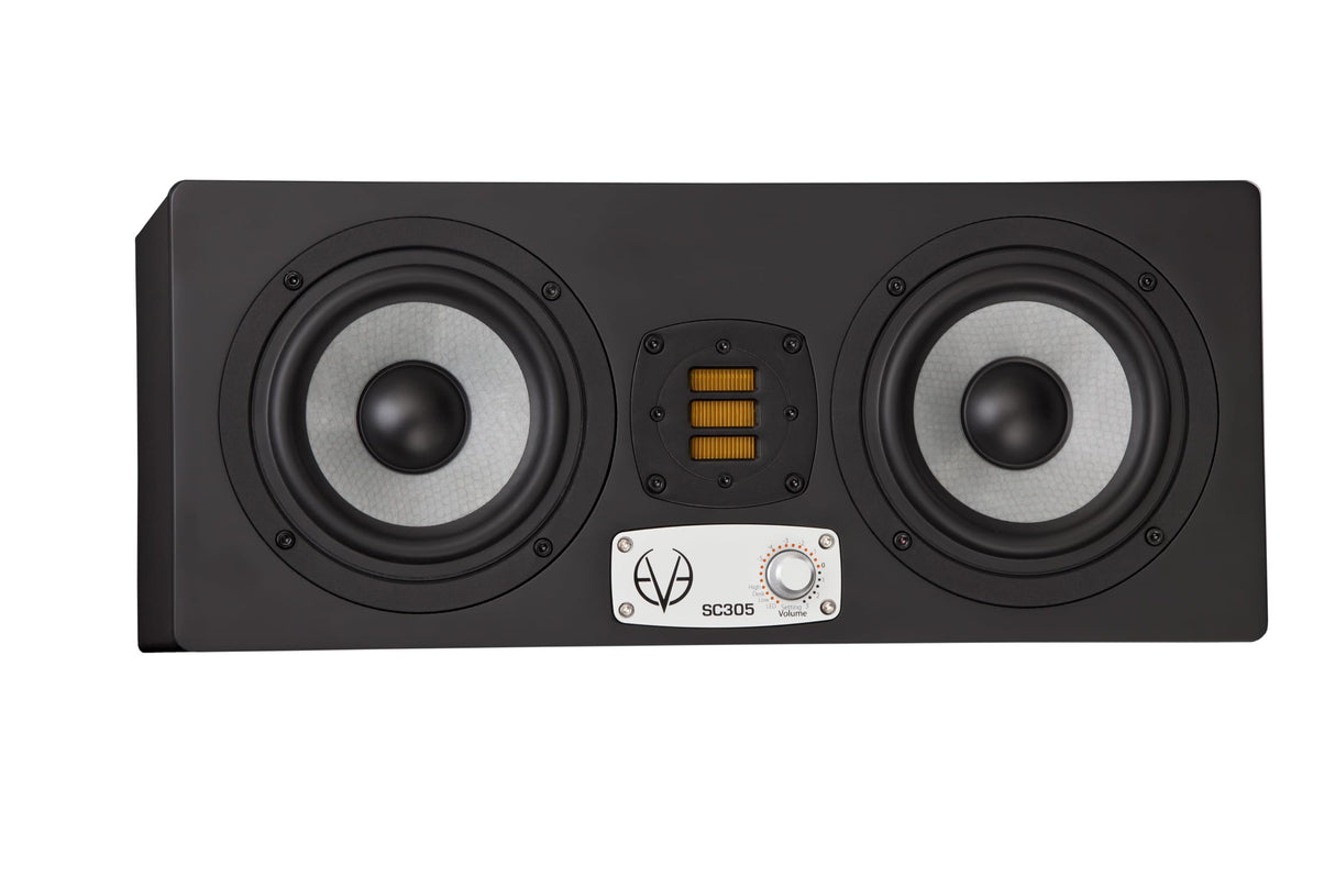 EVE AUDIO SC305 3-Way - Monitor de Estudio Activo de 5", Color Negro