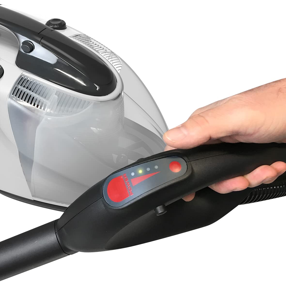 Lavor Professional Steam Cleaner GV EGON VAC 4.1 Plus Steam at 152°C with Suction Function, Removes Germs and Bacteria with the Force of Steam