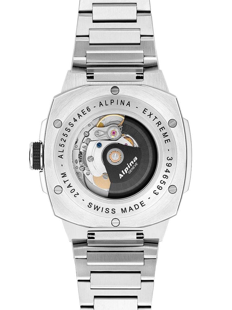 Alpina Reloj Analógico para Hombre de Cuarzo con Correa en Acero Inoxidable mid-39660