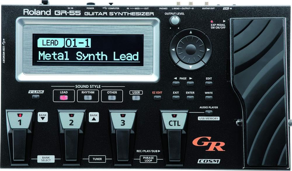 BOSS GR-55S BK Synthesiser