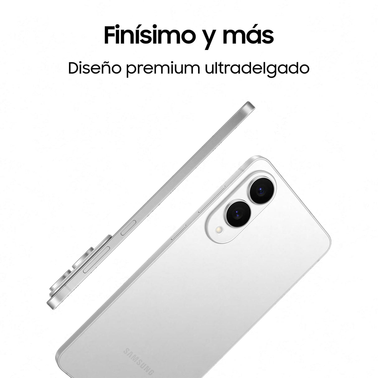 Samsung Galaxy S25 Edge 512GB Teléfono Móvil Fino con IA, Galaxy AI, 12GB RAM, Cámara 200MP, Batería Larga Duración, Garantía del Fabricante 3 Años + 1 Extra, Color Titanio Plata (Versión Española)