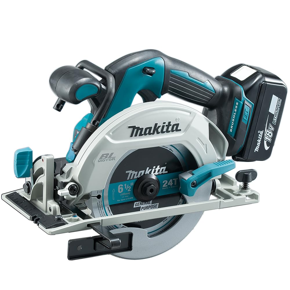 Makita 18V LXT Sierra circular inalámbrica 5Ah, DHS680RTJ
